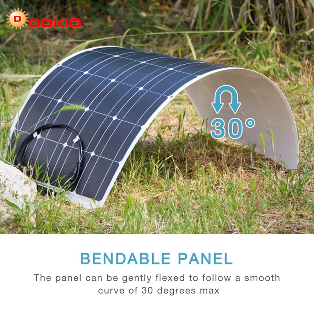 100W Flexible Solar Panel for RV, Caravan, Yacht, Boat and Golf Cart with Ce, IEC and Individual Package