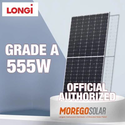 Longi Lr5 PV モジュール 182 ミリメートル両面受光ソーラーパネル Prezzo 540W 545W 550W PV ソーラーモジュール